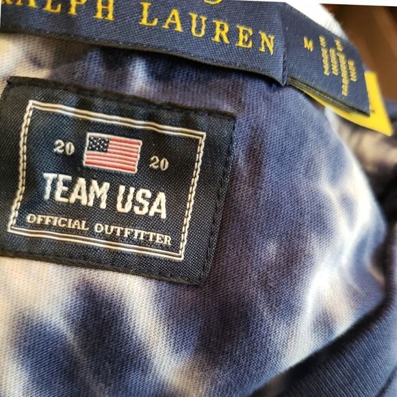 Team USA Polo Ralph Lauren 2020 Summer Olympics Tie-Dye T-Shirt - Picture 6 of 6